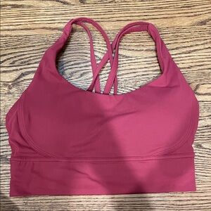 Women's Strappy Crimson Sports Bra